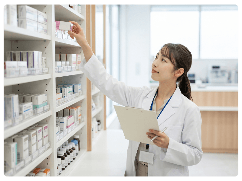 調剤の手間のイメージ