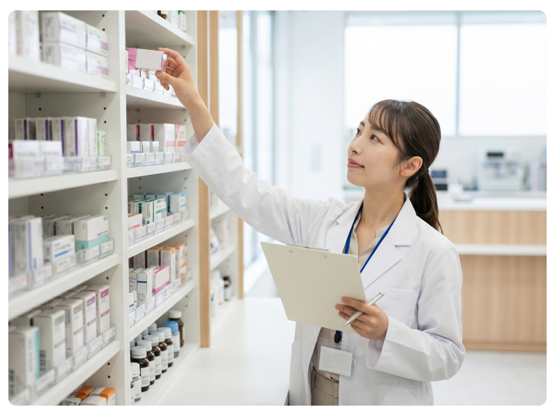 調剤の手間のイメージ